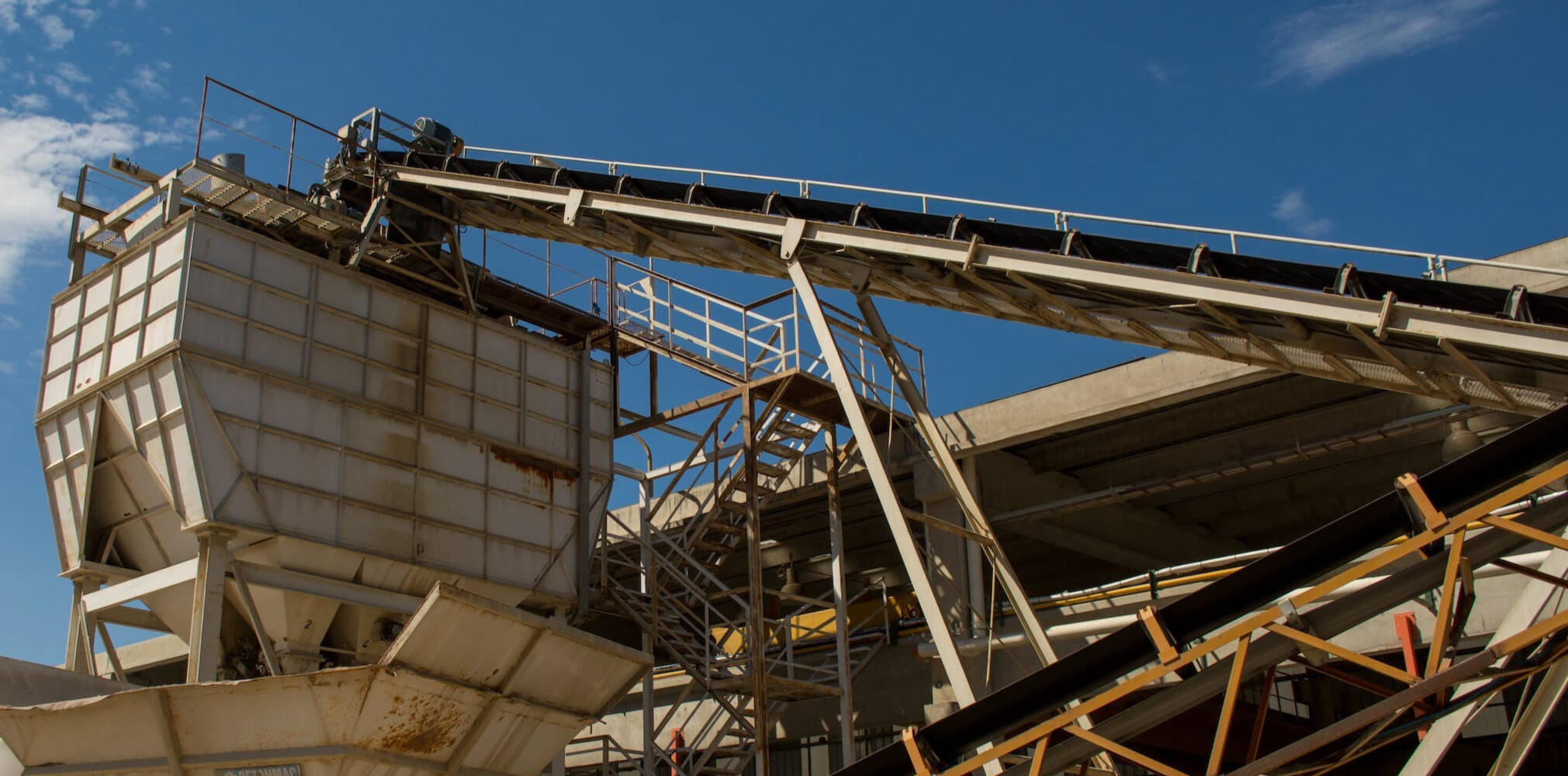 Exterior of cement factory